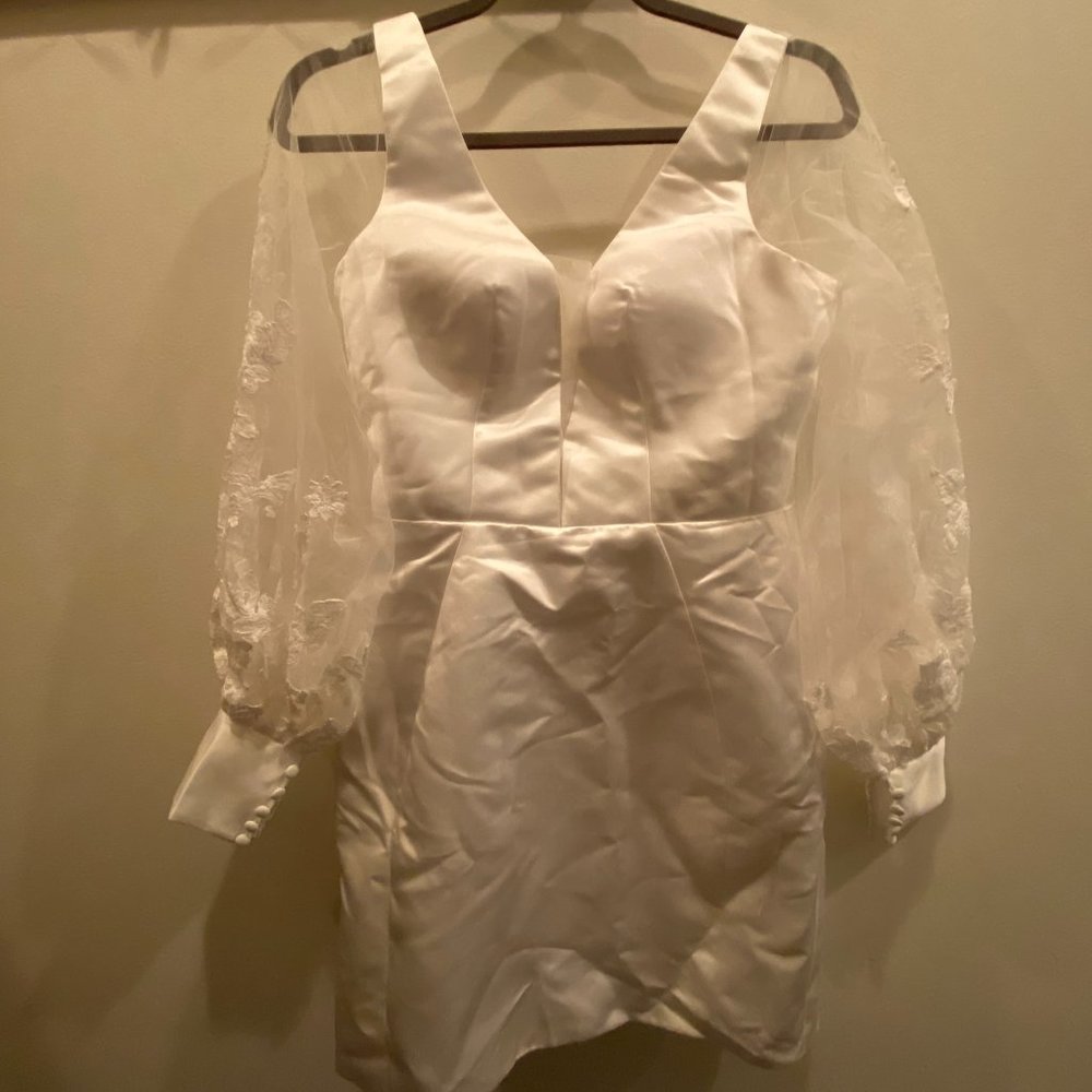 Milanoo white dress